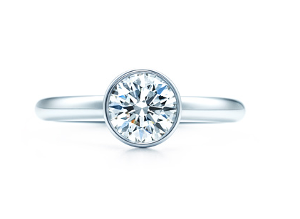 For the girl with more modern tastes, the Tiffany Bezet boasts a streamlined bezel setting. For the girl with more modern tastes, the Tiffany Bezet boasts a streamlined bezel setting.