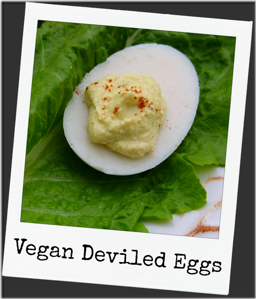 vegan deviled egg