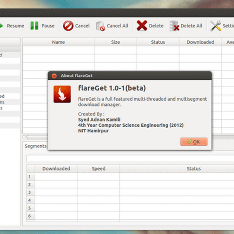 FlareGet برنامج إدارة التحميل الأسرع لتوزيعات لينُكس FlareGet برنامج إدارة التحميل الأسرع لتوزيعات لينُكس