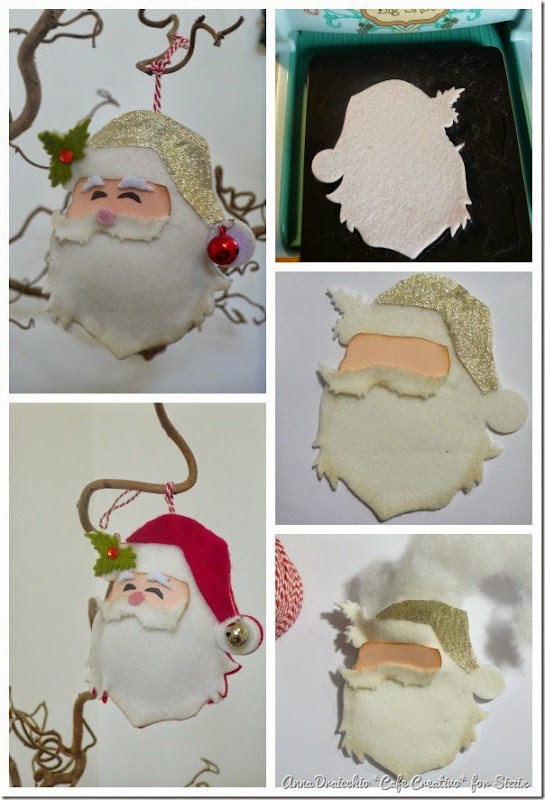 cafecreativo - sizzix big shot - christmas ornament - santa (4)