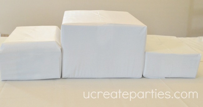 olympic podium dessert stand