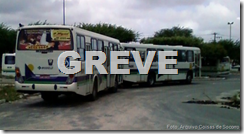 ônibus em greve
