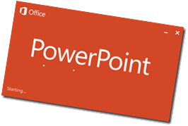 power point start screen