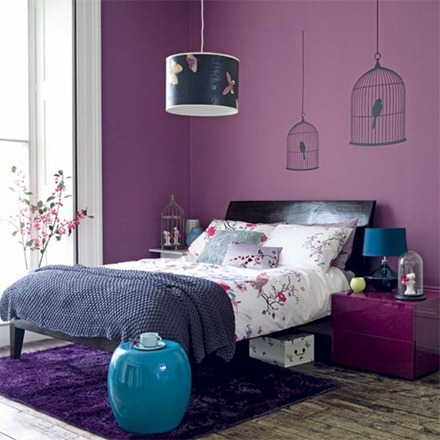 Lila och blå interiör, Interiorholic