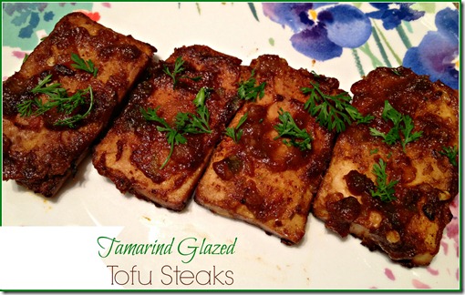 tamarind glazed tofu steaks