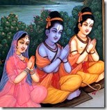 [Lakshmana, Rama and Sita]