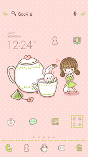 How to download Tea time dodol luancher theme 6.1 unlimited apk for bluestacks