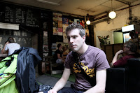 Aubain looking serious at Brew
