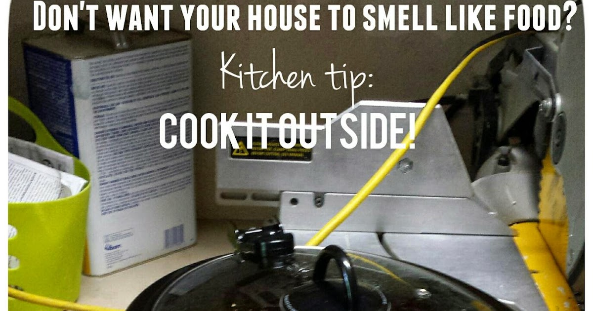 Don't like your house to smell like food? I've got a kitchen tip for that!