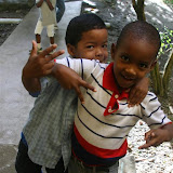 Alexander and Sariel in the traditional Dominican pose
