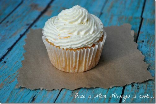 Dreamsicle Cupcake