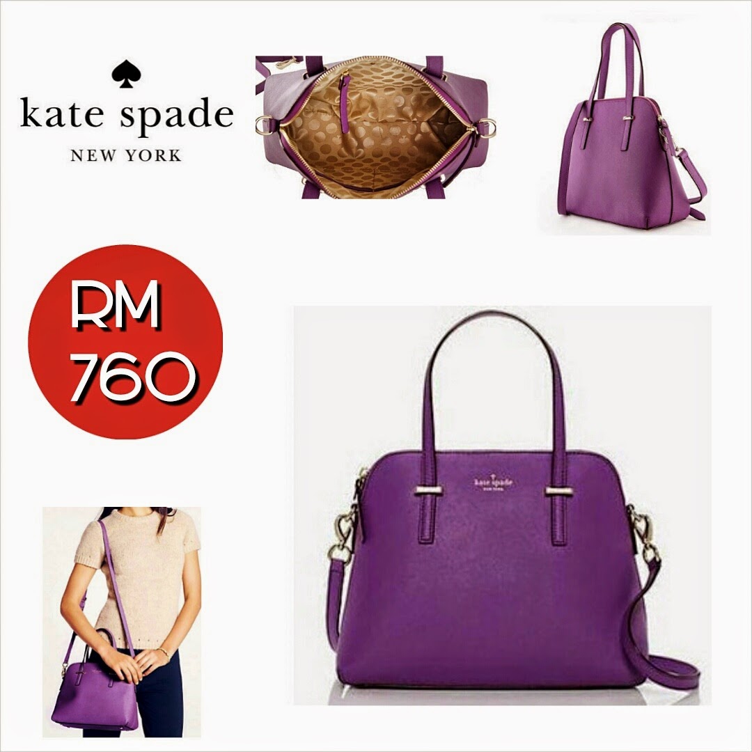 KATE SPADE Satchel (Purple) SHANTEK COLLECTION