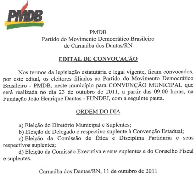 EDITAL