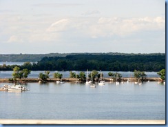 4681 Wisconsin - I-94 (US-20) - Lake St Croix from I-94 bridge crossing from Hudson, WI to Lakeland, MN