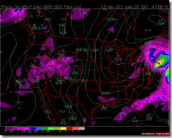 GFS for Saturday