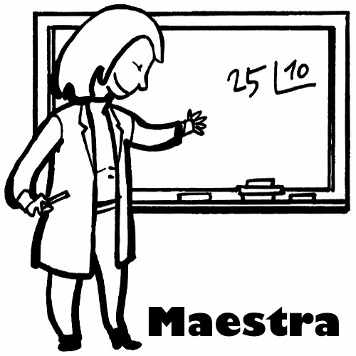 Nº de colorear 1357 - Arte Lápiz de color Maestra, Maestro