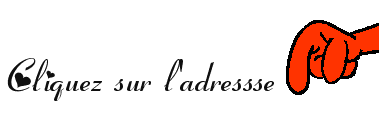 Cliquez sur l'adresse Cliquez sur l'adresse