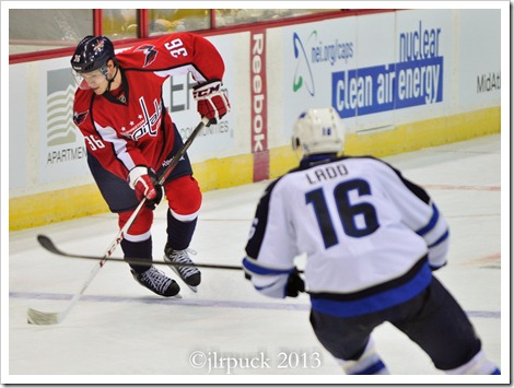 Waiting for the puck
