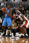 lebron james nba 101008 mia vs okc 34 Heat Beat OKC. Lose First Game to Spurs. LeBrons new Soldiers.