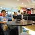 Hubby waiting for his coffee at CoffeeBar in Gaisano Mall of Davao