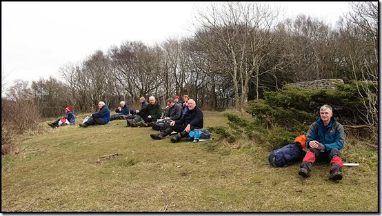 Lunch on Arnside Knott (159 metres)