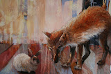 De ontmoeting II - 50 x 70 cm - olieverf op doek