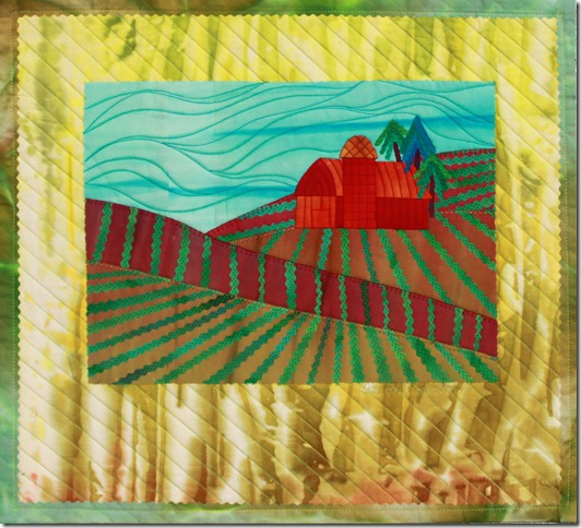 Farm and Field 16"x 17"$150