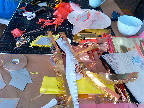 Our festive mess.