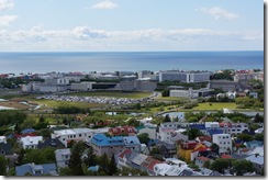 views from the top of the Hallgrimskirkja