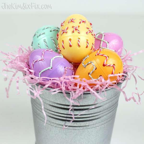 Easter eggs bakers twine