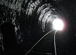 Luč na koncu predora. Zveni nekam znano, kajne? / The light at the end of the tunnel.