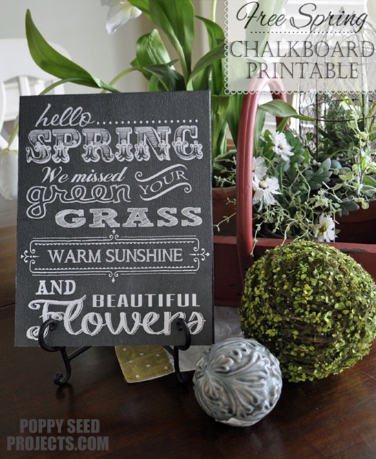 Free-Spring-Chalk-Board-Printable Free-Spring-Chalk-Board-Printable