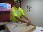 Small sandbox to show what we were going to do in the large sandbox.