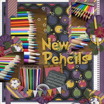 MDK Scraps - Classroom Lessons - New Pencils