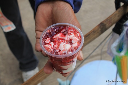 strawberry taho