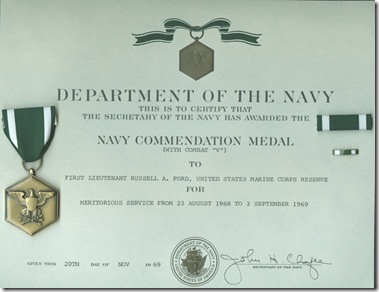 Russell's Navy Commendation Medal