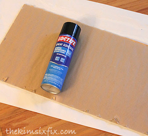Spray adhesive for frame backing