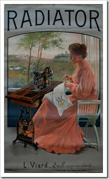 sewing machine poster