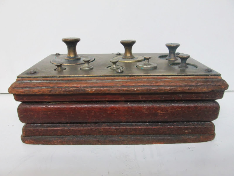 Antique Scale Weight Set