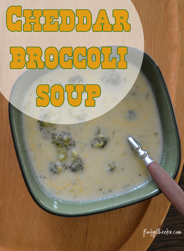 Easy Cheddar Broccoli Soup #soup #recipe