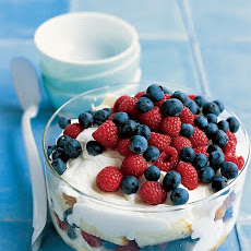Red, White, and Blueberry Trifle