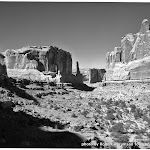 Park Avenue-Arches Utah B&W.jpg