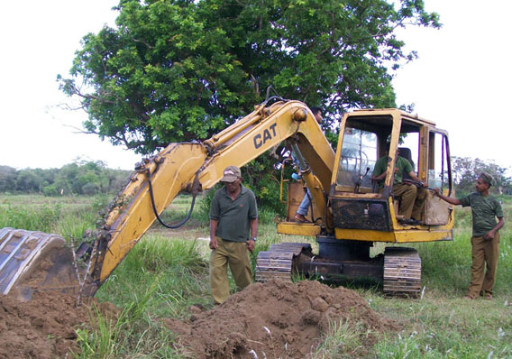 Destruction in Somawathiya National Park, Sri Lanka, for Dole and Letsgrow plantation. Photo by: Anonymous Source via mongabay.com