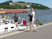 2010 Race Events / Queen's Cup 2010: Vayu crew emerging from short sleep, 9:30 AM, Kara