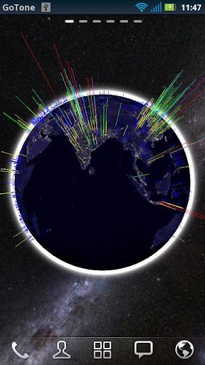 3D Globe Visualization