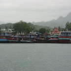 Ganz rechts am Schiff haben wir für eine Nacht festgemacht.