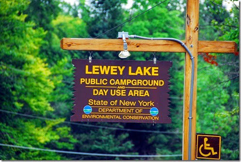 Lewey Lake Sign