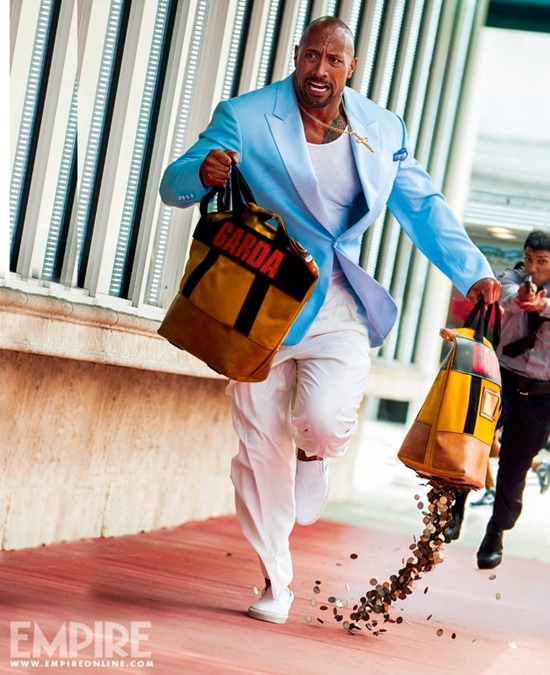 Pain and Gain Photo Finds Dwayne Johnson on the Run