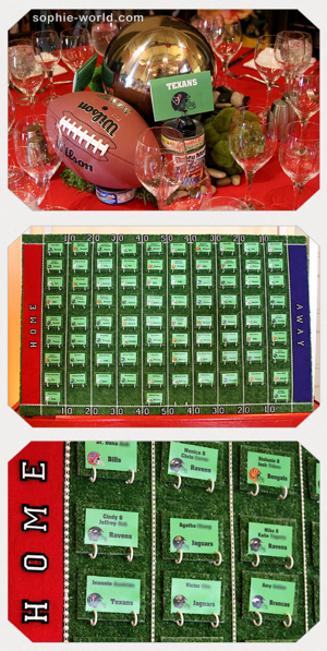 Table card football
