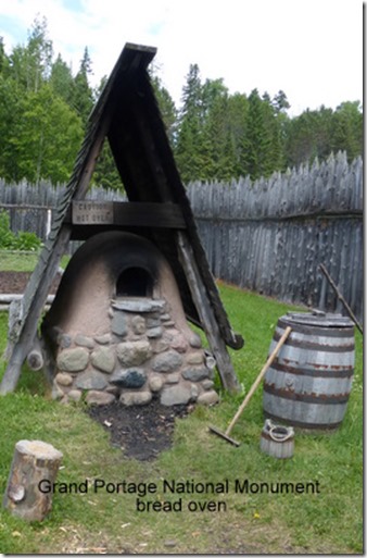 Grand Portage National Monument bread oven